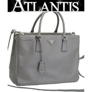 Prada Galleria Bag Saffiano Leather Gray